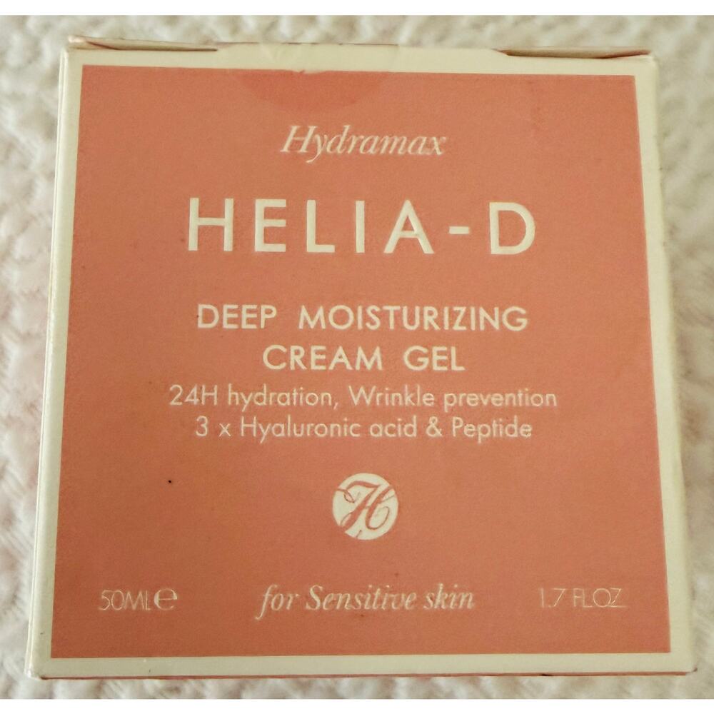 Helia-D Hydramax Deep Moisturizing Cream Gel Sensitive Skin Hyaluronic 1.7oz